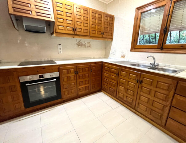 Traditional kitchen with new appliances
