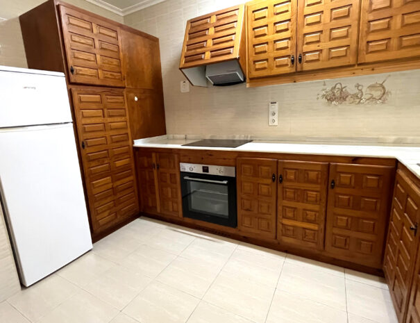 Traditional kitchen with new appliances