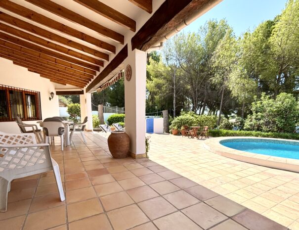 Pool and outdoor shower